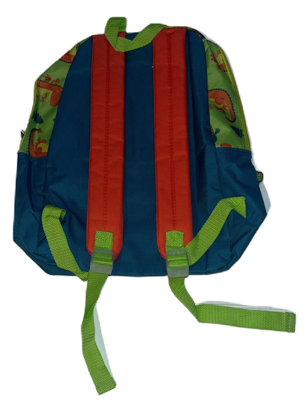 5 Piece Kids Boys Backpack Bag Back to School Set - Green & Orange Dragon Print - Picture 9 of 16